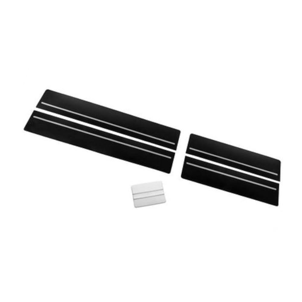 Volkswagen 57L071310ZMD Einstiegsleistenschutzfolie Zierstreifen schwarz/Silber