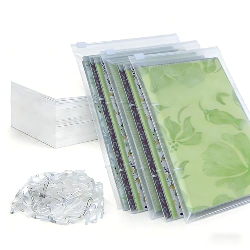Lnncdsc Fabric Organizer Boards with Plastic Sealed dust Bag50 Packs of 8.5 x 11 Inch Thickened Cardboard for Fabric Storage | Visible & Wrinkle-Free Cloth Organizing Crafters(50)