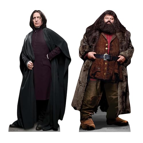 Star Cutouts SC4806 Snape and Hagrid Harry Potter - Estante Superior de cartón con Recortes de 31 cm de Altura