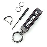 Voiture Porte Clés pour Mazda Mazda3, Porte Clef avec Le Logo, Accessoires de Voiture pour Hommes et Femmes, Cadeaux Auto Accessoires,B Voiture Porte Clés pour Mazda Mazda3, Porte Clef avec Le Logo, Accessoires de Voiture pour Hommes et Femmes, Cadeaux Auto Accessoires,B