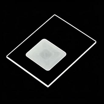 XRD Sample Holder with Groove, Compatible with Bruker Shimadzu Panalytical Rigaku Systems, Glass or Quartz Sample Slide for X-Ray Diffraction Testing Rigaku50x35x1.6 sq groove20