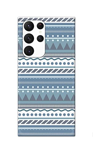 Image of Printed Hard Back Cover Case for Samsung Galaxy S22 Ultra 5G Back Cover (Seamless Geometric Tribal Pattern) -1803