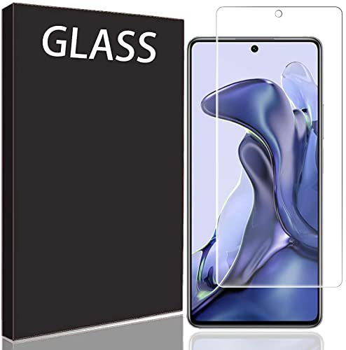FOR Xiaomi 11T/Xiaomi 11T Pro 用の 専用ガラスフィルム for Xiaomi 11T Pro 用の 専用液晶保護フィルム 強化ガラスフィルム 日本製素材旭硝子製 透過性高 2.5D ラウンドエッジ加工 極上のタッチ感 0.33mm超薄 硬度9H 耐指紋 for Xiaomi 11T/Xiaomi 11T Pro 用の 専用液晶保護フィルム