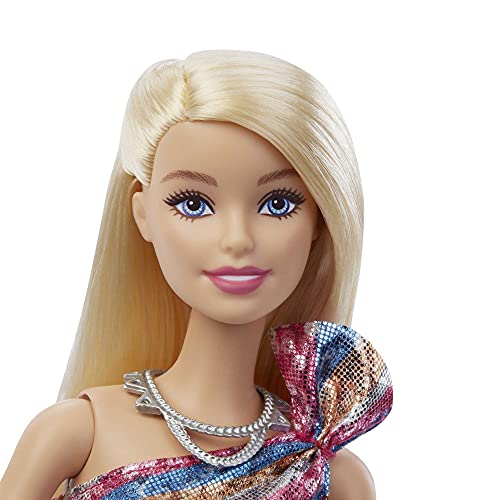 Barbie GYJ23 - Bühne frei für große Träume Malibu Puppe (ca. 30 cm groß, blond) mit Musik, Lichtern, Mikrofon und Zubehörteilen, Geschenk für Kinder von 3 bis 7 Jahren – Bild 6