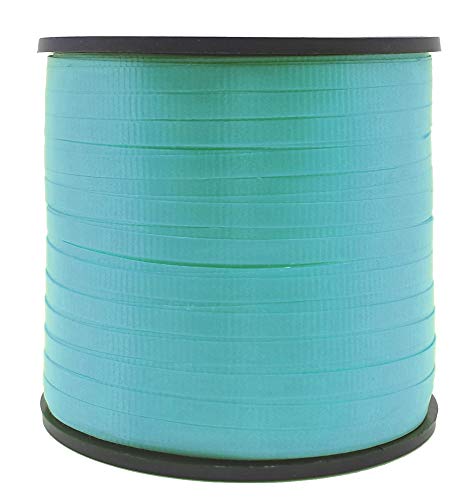 Caribbean Teal Curling Ribbon (91 Meters) 1 Count - Vibrant & High-Quality Ribbon Ideal for Gift Wrapping Decor & Crafting