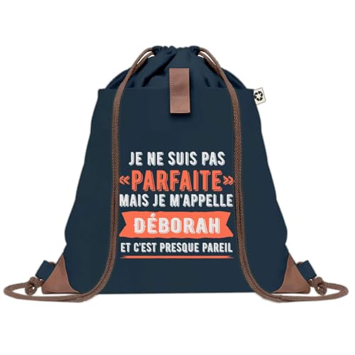 Sac à dos bleu Déborah Parfaite en toile pour sport et gym
