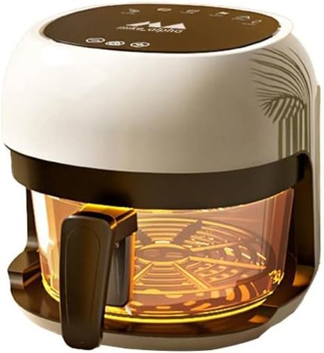mike_alpha Friggitrice senza olio intelligente trasparente con display digitale touch 3,5 litri bianco mike_alpha Friggitrice senza olio intelligente trasparente con display digitale touch 3,5 litri bianco