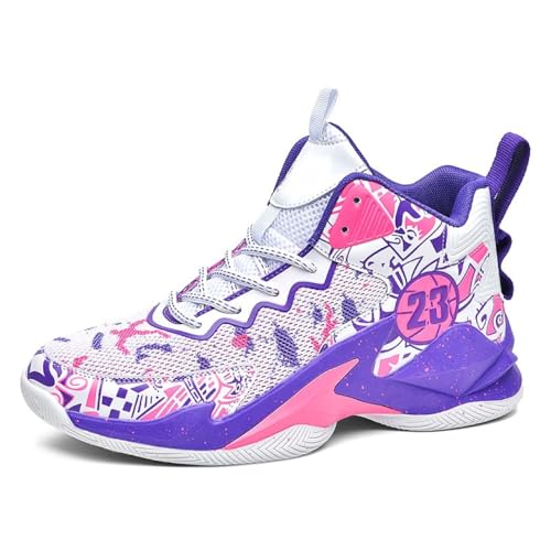 Image of Men's Basketball Shoes Fashion Printed Sneakers