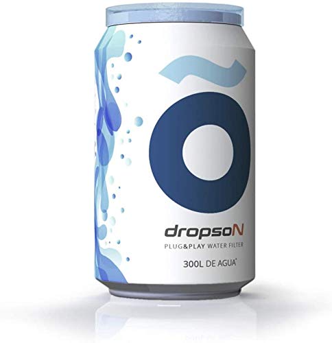 dropson Filtro de agua de filtración para grifo, membrana de microfiltración 100% natural, 300 litros de capacidad de filtrado, se puede monitorear con smartphone, llena una jarra de 1 L en 1 min Cover