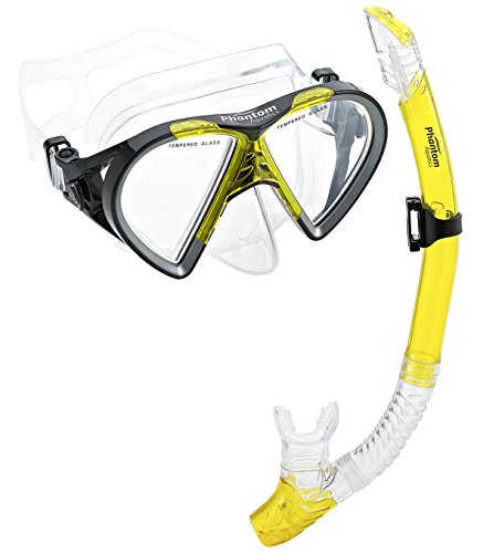 Phantom Aquatics Mexico Mask Dry Snorkel Set