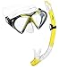 Phantom Aquatics Mexico Mask Dry Snorkel Set, Yellow
