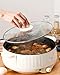 Przenośny elektryczny gorący kociołek 1.7L Mini Ramen kuchenka wielofunkcyjny nieprzywierający magazyn 3 biegi regulowany elektryczny patelnia do akademika,Without steamer
