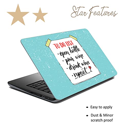 Image of Paper Plane Design Laptop Skins Sticker (15.6 inches) Des 27 (A)