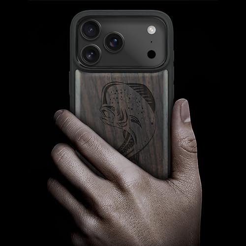 Coque iPhone 17 Pro Max compatible MagSafe étui bois antichoc - 2