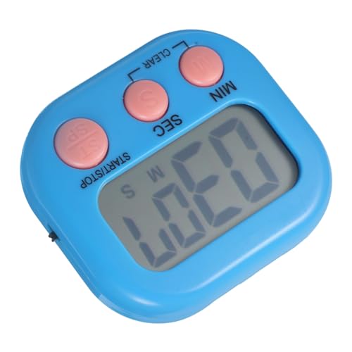 DONFAMDS Temporizador Digital de Cocina Pequeño Temporizador Magnético con Regresiva y Práctico para Hornear Barbacoa Estudio y Ejercicio