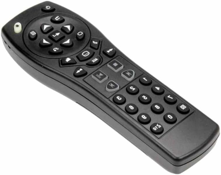 KarParts360 for GMC Acadia 2007-2015 DVD Remote Control | Black Housing | Push Button Display | AA Battery Size | 7 Inches Depth | 2.25 Inches Strap Width | Wired or Wireless | 20929305