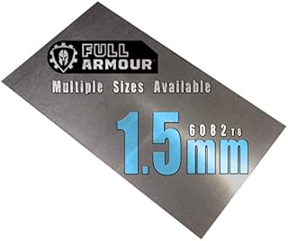 1.5mm Aluminium Sheet Plate - Grade 6082 T6 (150mm x 250mm)