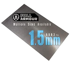 1.5 mm aluminium plaat – Grade 6082 T6… 300 mm x 200 mm (30cm x 20cm)