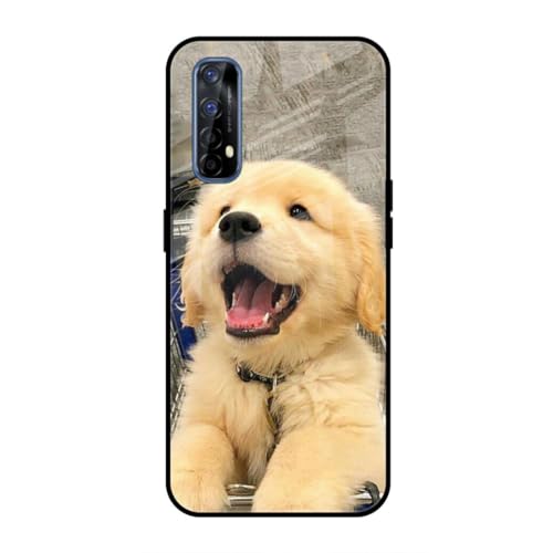 Image of SmashItUp Dog | Animal | Puppy | Doggy Designer Printed TPU Metal Case Mobile Back Cover for Realme 7