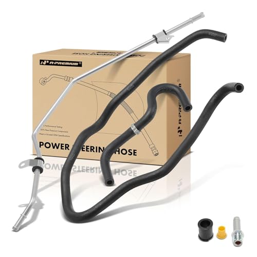 A-Premium Power Steering Pressure Hose Line Assembly Compatible with Honda CR-V CRV 2002 2003 2004 2005 2006, Gear To Reservoir