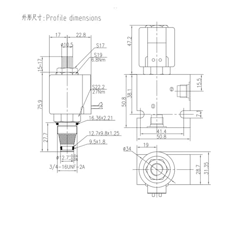 Cartouche de surpression SV08-20-M à commande électrique 220V - 4