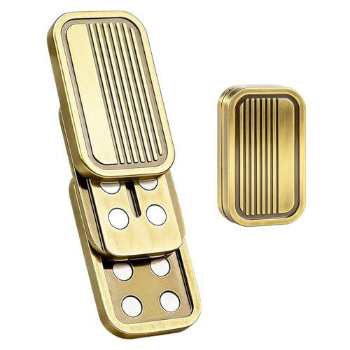 Image of Magnetic Fidget Slider 3 Layer, Fidget Toys Adults for Stress Relief ADHD Anxiety with Click Sound, Portable Desk Fidget Gadget, Gifts for Boyfriend Husband Father