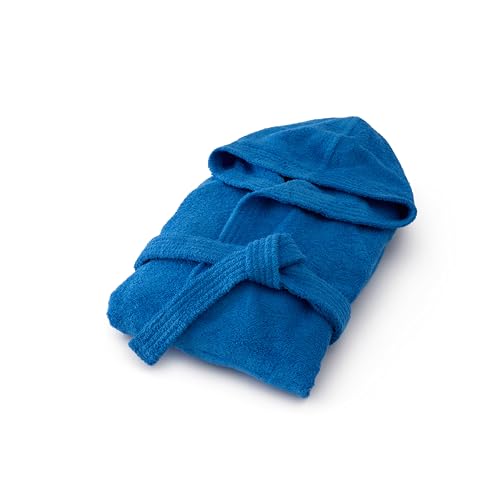 Albornoz unisex Bassetti de algodón puro en talla adulto para baño y ducha diario 2
