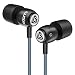 Produktbild LUDOS Dark Kopfhörer In-Ear Ohrhörer mit Mikrofon, Premium-Audioqualität, neuartiger Memory Foam, verstärktes Kabel, Headphones mit Bass, Lautstärkeregler für Xiaomi, Samsung, iPhone, Huawei, Sony