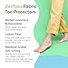 ZenToes Fabric Toe Protectors | Promotes Skin Hydration & Blister Prevention | Medical-Grade Gel Lining | Washable & Reusable Corn, Callus & Ingrown Toenail Relief Between Toes | Small, 5-Pack