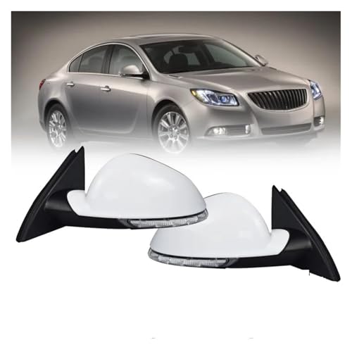 Rétroviseur latéral rabattable et chauffant Opel Insignia 13 broches blanc gauche - 2