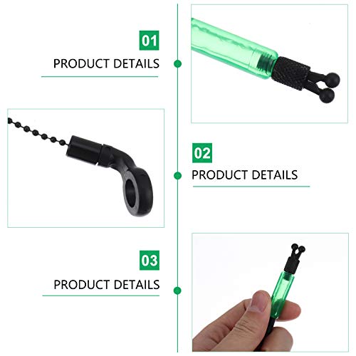 BESPORTBLE 3 stuks vissen beetindicator vissen spoel ijzer vissen swinger vissen alarm karperhengel draagbare spoel kleerhanger accessoires outdoor tackle spoelen kleerhanger alarmen groen - Image 3