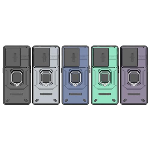 Image of CamShield Pro Case with Slide Camera Protection and 360 Protection Ring Stand Bumper Back Case Cover for OnePlus 11R 5G (Blue)