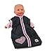 Produktbild Bayer Chic 2000 - Puppenschlafsack für Baby-Puppen bis 55 cm, Puppenkleidung, Puppenzubehör, Melange grau, Navy