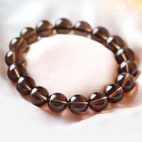 【精神安定】天然石 スモーキークォーツブレスレット 6mm