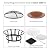 Pure Garden Outdoor Fire Pit - 30” Wood Burning Firepit with High-Temp Copper Finish, Screen, Poker, and Grate - Fire Pits & Outdoor Fireplaces
