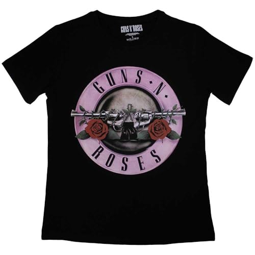 T-shirt Guns N' Roses femme coupe ajustée S pour silhouette valorisée