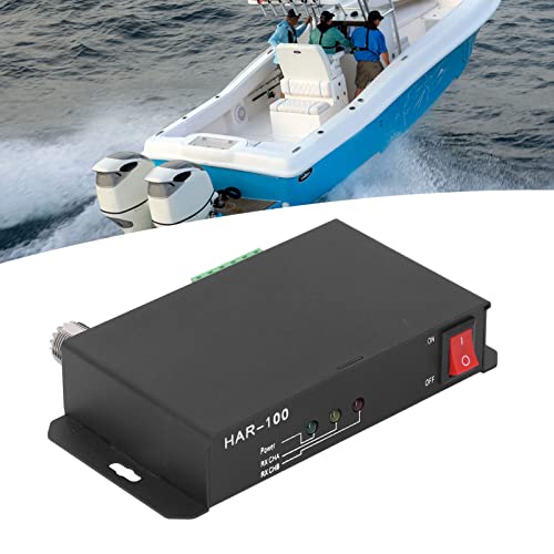Receptor HAR‑100 AIS Dual Channel 10 a 35V DC 38400 BPS Receptor GPS sensível e preciso para barco