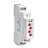 GAEYAELE GRT8-2T Double Delay on Timer Relay AC/DC12V-240V DPDT Relay Din Rail Type(GRT8-2T,AC/DC12V