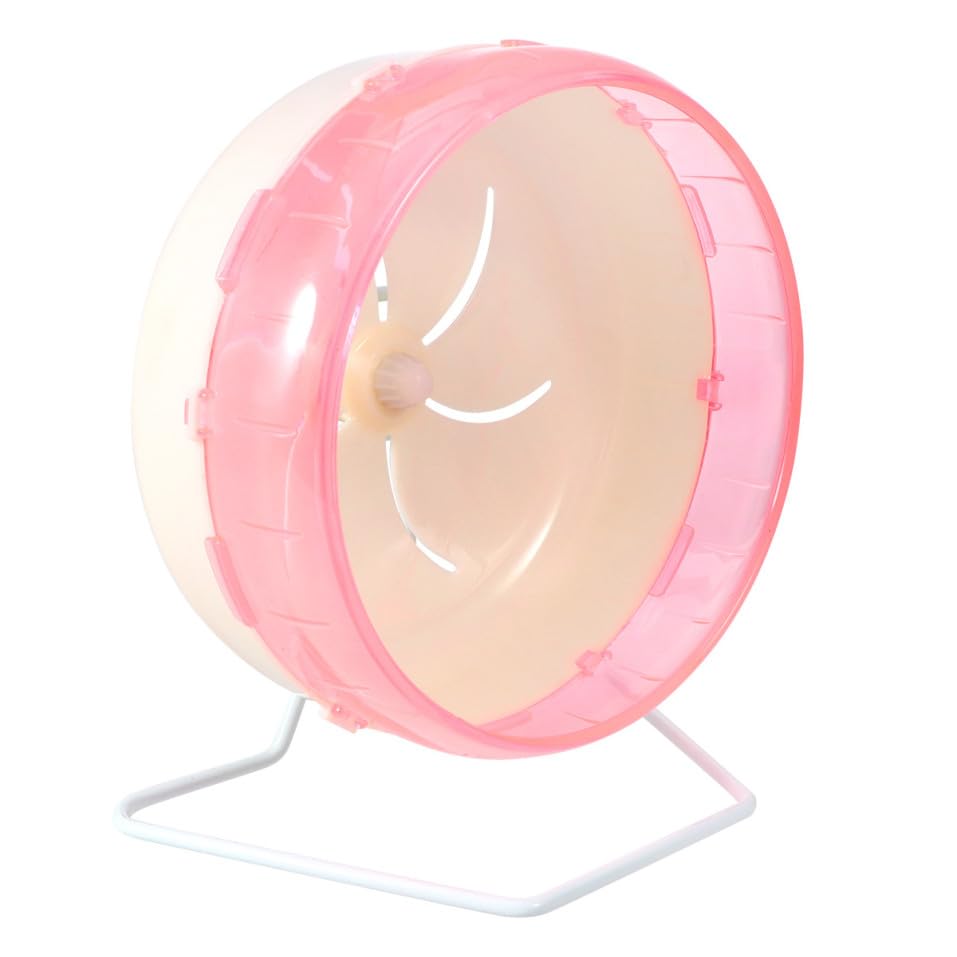 Rueda para hamster ruso y erizos con soporte de plastico facil de limpiar