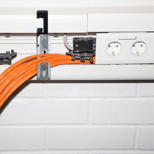 Image of Zonon 1 Pcs J Hooks for Hanging Metal J Hook Hangers Cable Support with Bat Wing Heavy Duty G60 Galvanized Steel Cable Hooks for Attaching Ceiling Wire Threaded Rod (1-5 /16 Inch)