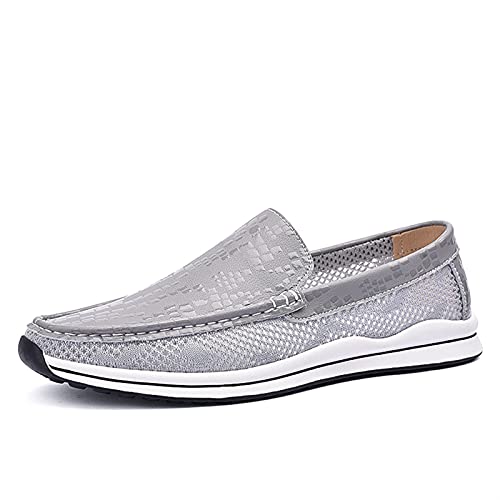 Loafers for Men Round Toe Breathable Lightweight Driving Loafers Resistant Comfortable Flexible Wedding Casual Slip On - Main Image