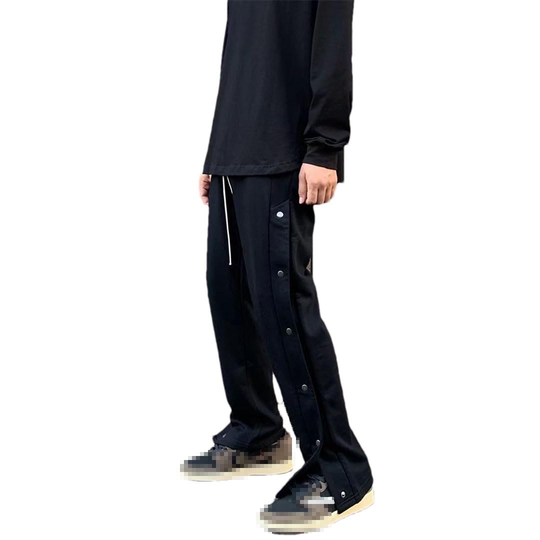 Vogrtcc Pantalones Casuales para Hombres Pantalones Ajustados con Cintura Elástica Y Bolsillos