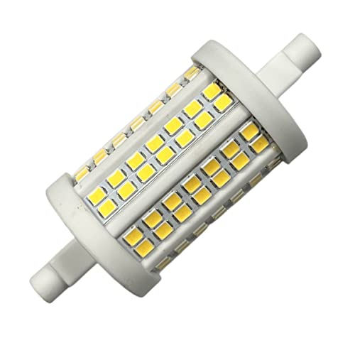 LEDLUX Lámpara LED regulable R7S de 78 mm, 15 W = 180 W 1800 lm, diámetro 30 mm, ángulo de luz 360 ° (1, Blanco Neutro 4000K)