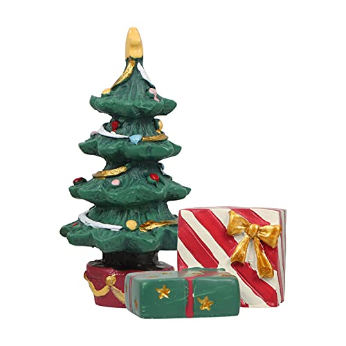 Balacoo Mini Christmas Aquarium Ornament Fish Tank Decoration Xmas Tree Micro Landscape Craft Box for Festive Aquatic Display