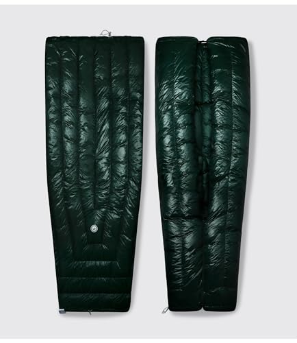 Tiny PRO Series 10D Lightweight 800FP Wearable Down Sleeping Bag Quilt para Camping y Outdoors Adulto miniatura 2