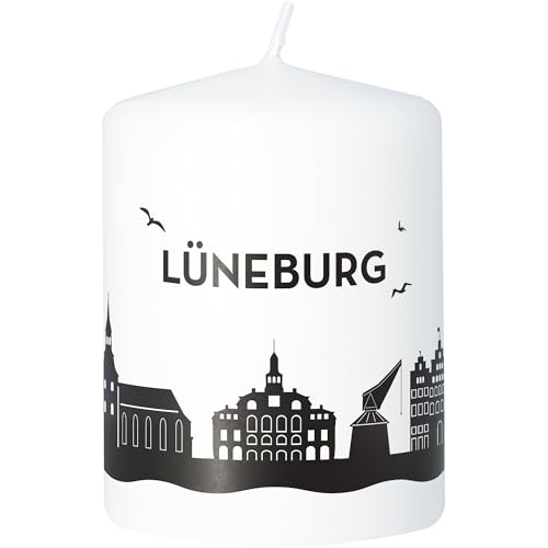 Goodtimes Stumpenkerze Lüneburg Skyline (Weiß) Goodtimes Stumpenkerze Lüneburg Skyline (Weiß)