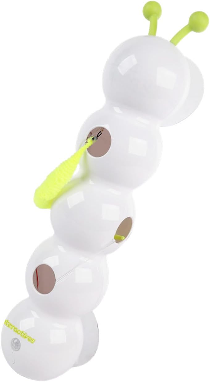 Cats Interactive Play Rod Replaceable Prey Attachments Auto Swing Mode USB Rechargeable Intelligent Cats Teaser Stick