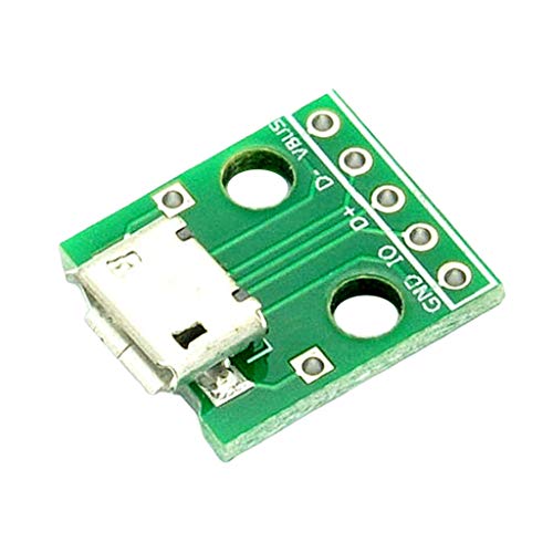 menolana Conversor Adaptador de Placa PCB Tipo B Feminino para Mergulho 2,54 Mm para