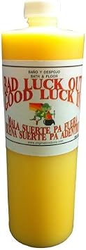 Original Botanica Bad Luck Out/Good Luck Big Al Bath and Floor Wash Spiritual Cleansing Negative Energy Protection Herb Purification, for Good Luck Prosperity Bad Luck Removal, 16oz