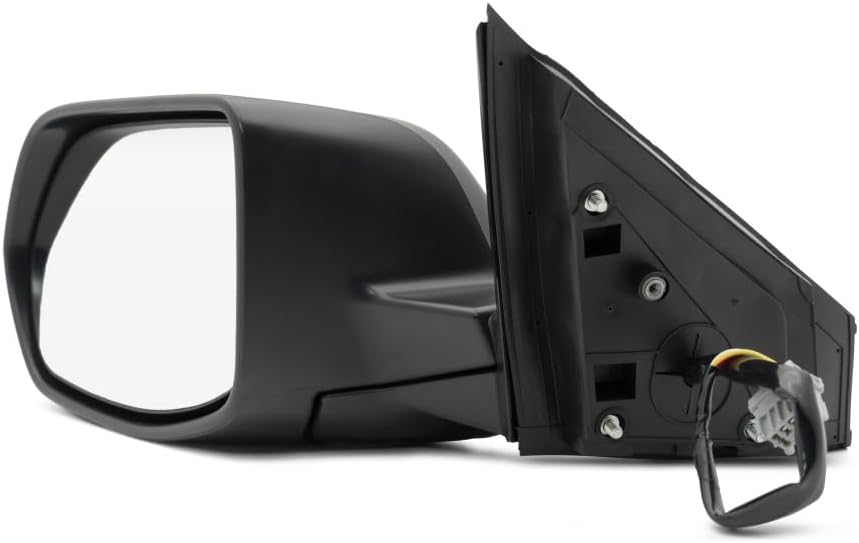 For Honda CR-V 2007 08 09 10 2011 Door Mirror Driver Side | Power | Non-Heated | Manual Folding | Textured Black | Replacement For 76250SXSA01 | HO1320226